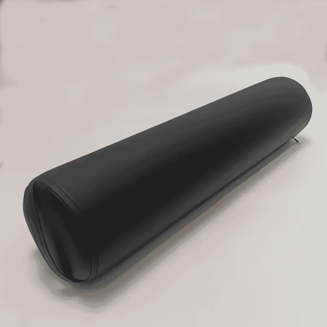 Black round bolster